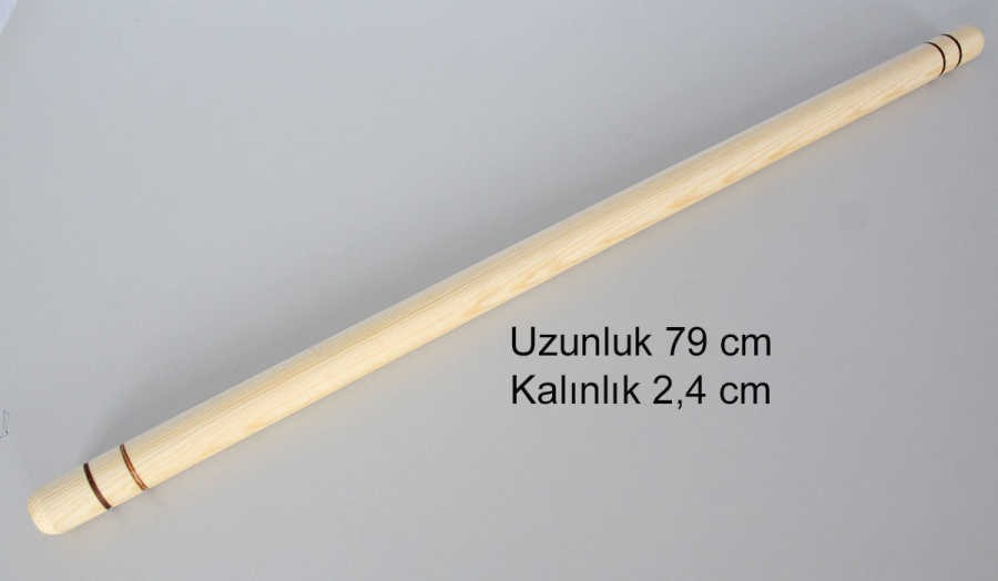 DA9 Ahşap Kalın Oklava 2,4x80 cm