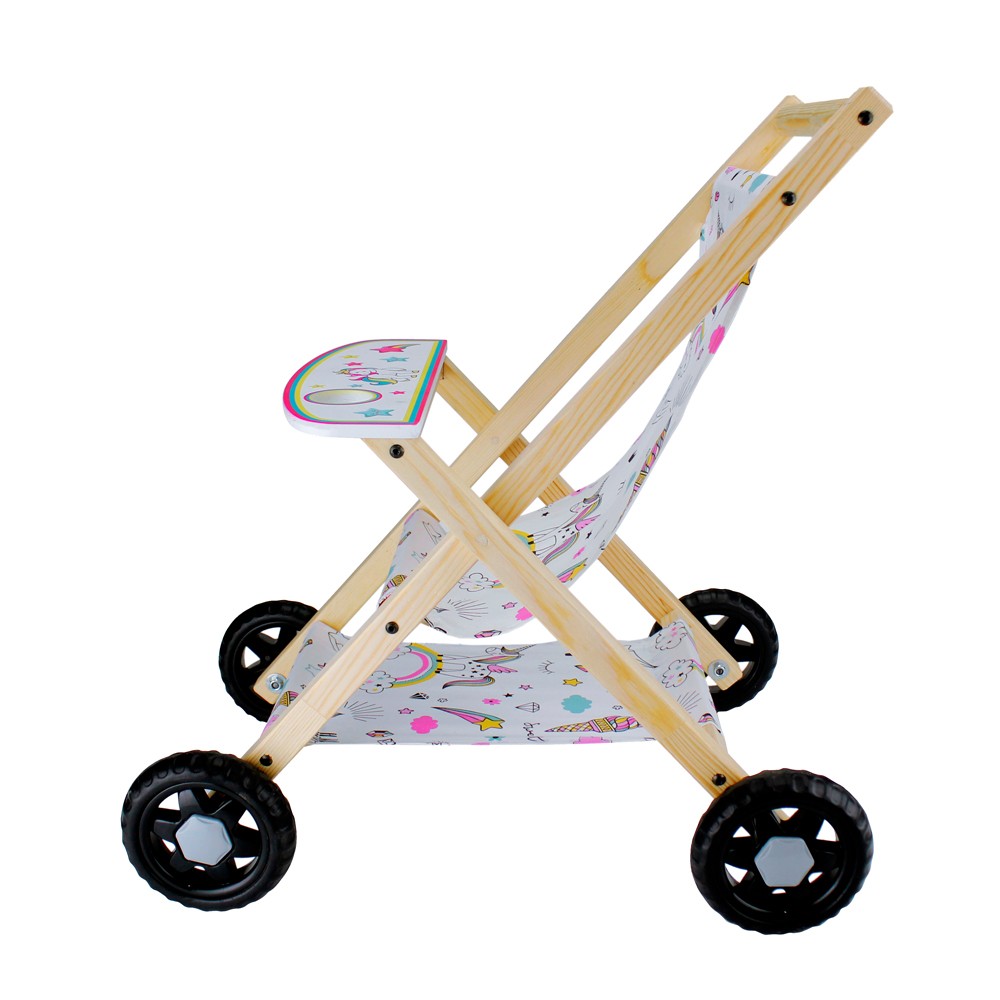 Toysilla Ahşap Oyuncak Bebek Arabası - T3102