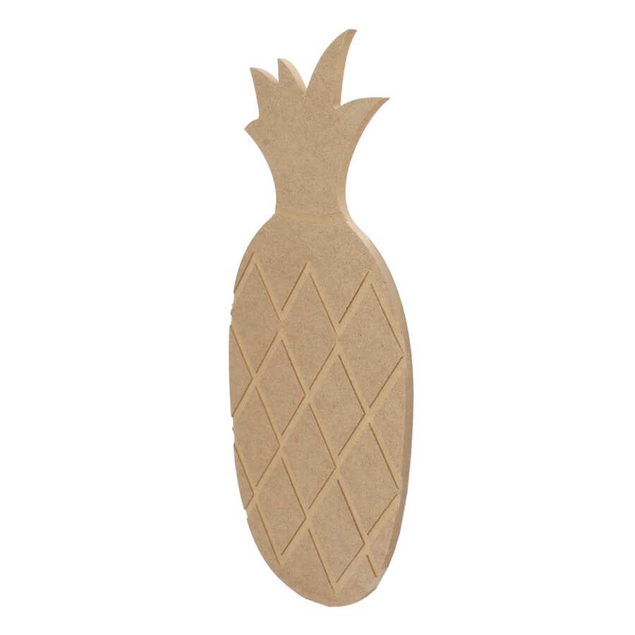 D26 - Büyük Ananas Ahşap Obje