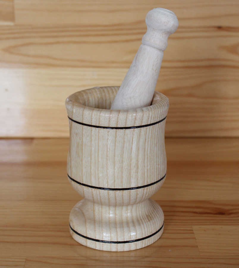DA2 Ahşap Orta boy Havan 8 cm