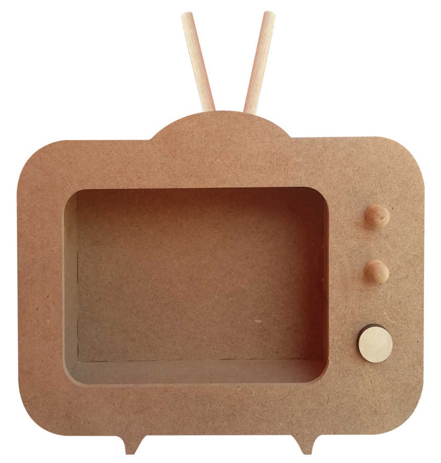 PA5 Tv Pano Kutu Ahşap Obje