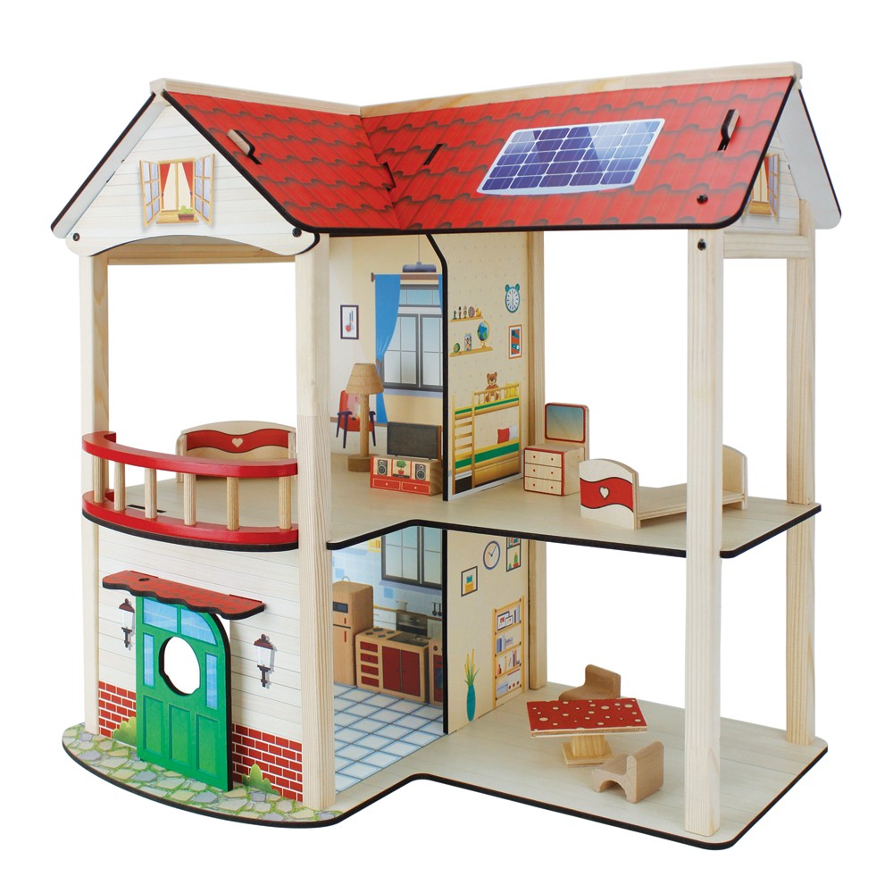 Toysilla Doğal Ağaç Çocuk Oyun Evi - T2007