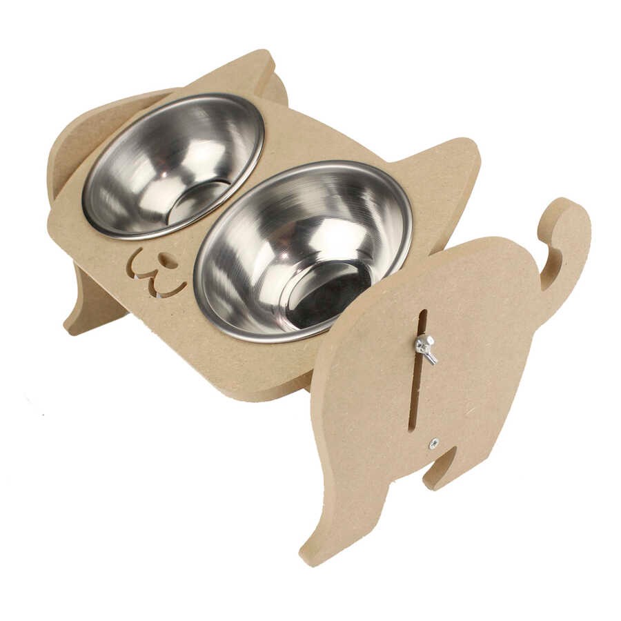 M58 Ahşap Kedi Mamalık