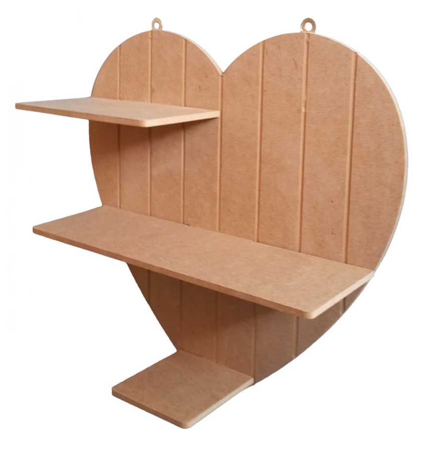 KD17 Kalpli Raf (Demonte) Ahşap Obje