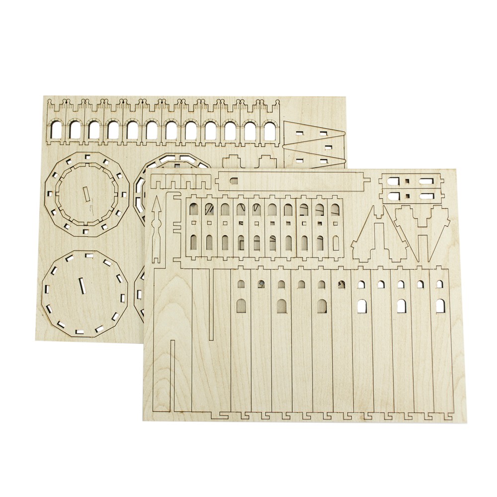 MS9 Ahşap Maket Set Galata Kulesi