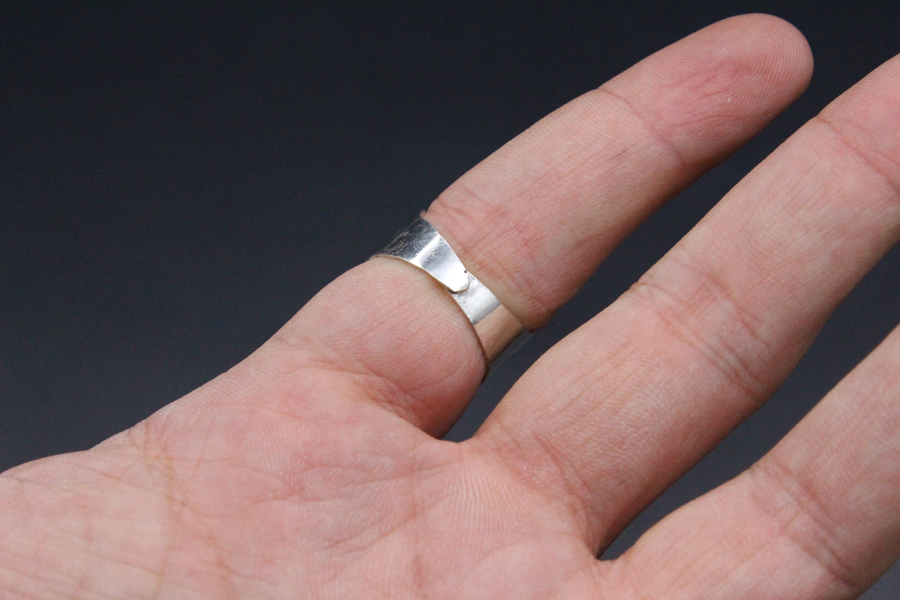 Turkmen Silver Partial Gold Wash Ring, Beautiful Carnelian Stone Adjustable Silver Ring, Carved Tribal Ring, Size 8.5US