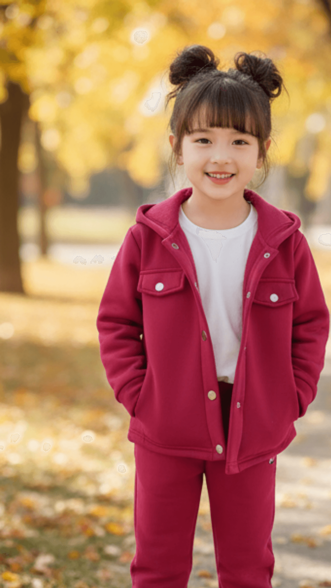 Evelina Ruby Kapüşonlu Takım ( ÖN SİPARİŞ ÜRÜNÜDÜR )