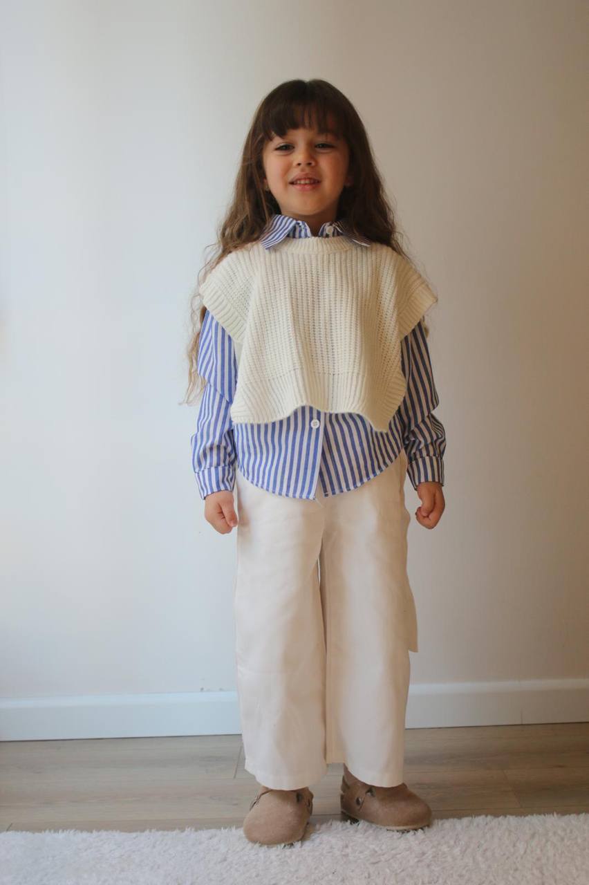 Gömlek Pantolon ve Süveter Kombin (K0530)