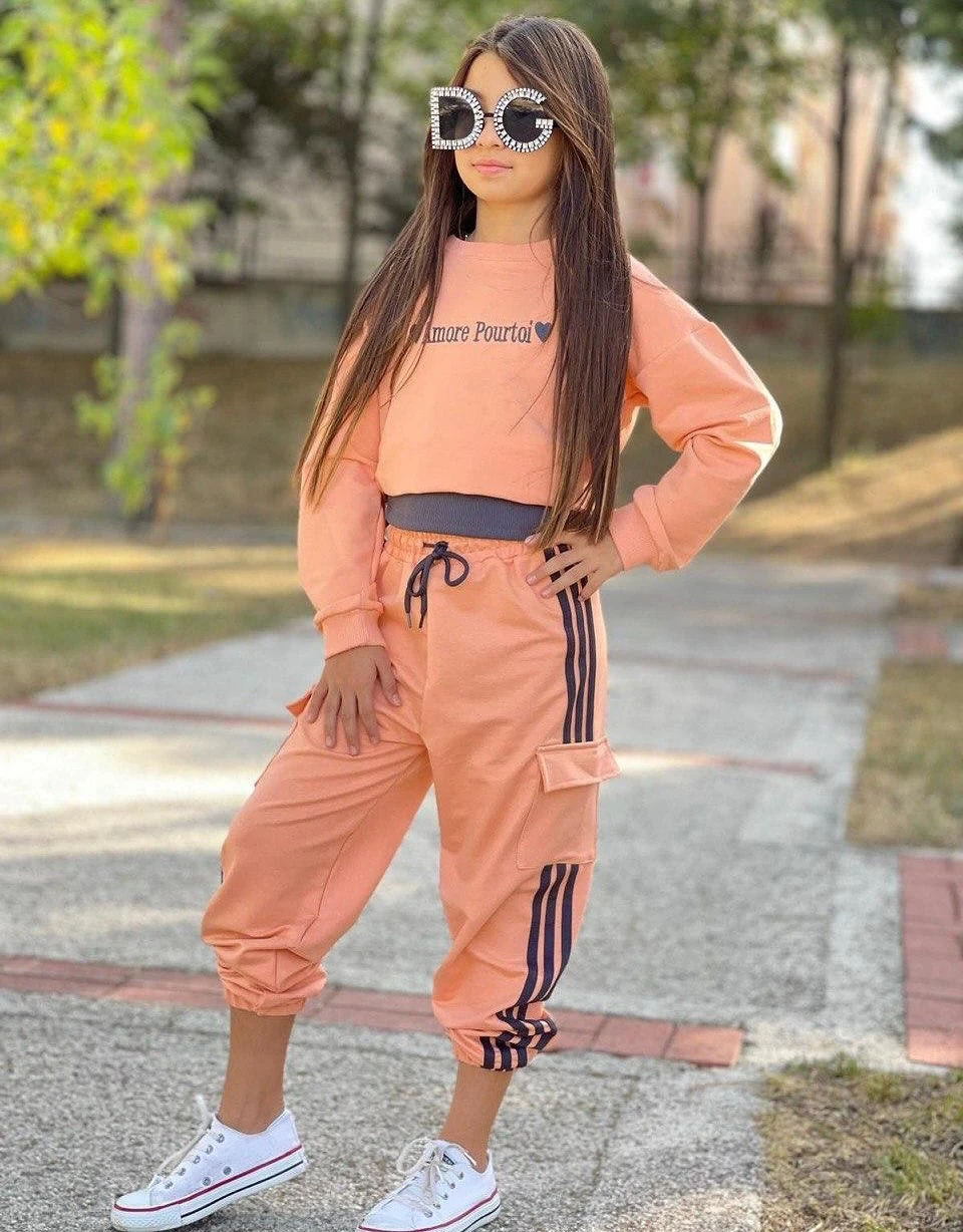 Amore 3 lü Eşofman Takım - Somon