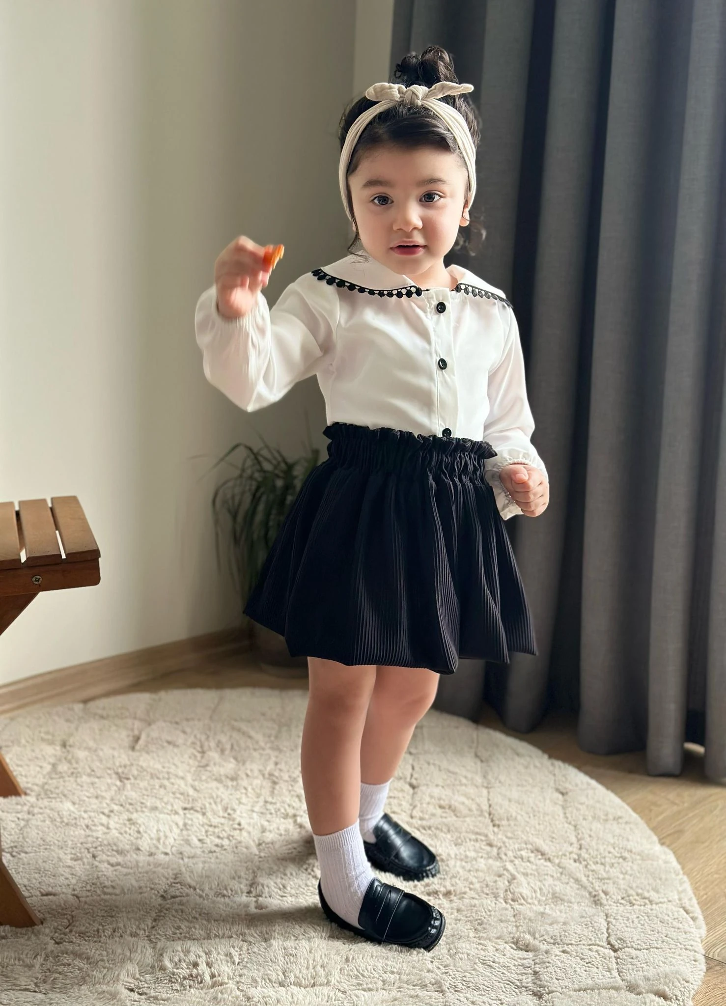 Etekli Bebe Yaka 2’li Kız Takım