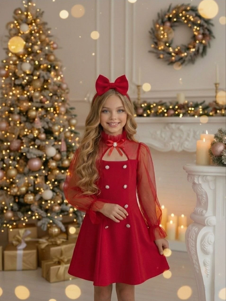 Red & Pink Girl Kombin