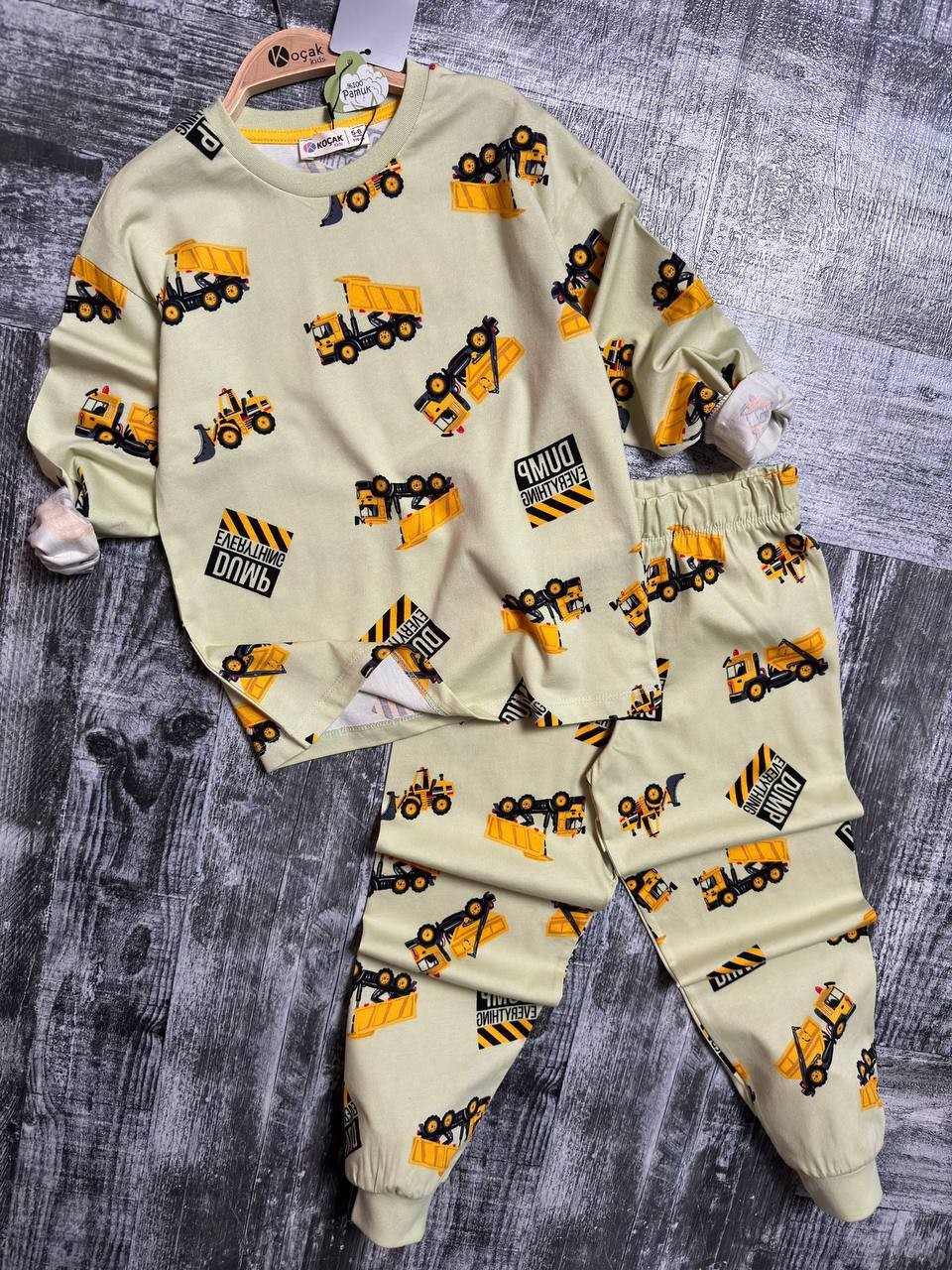 Kepçe Desen Pijama Takım