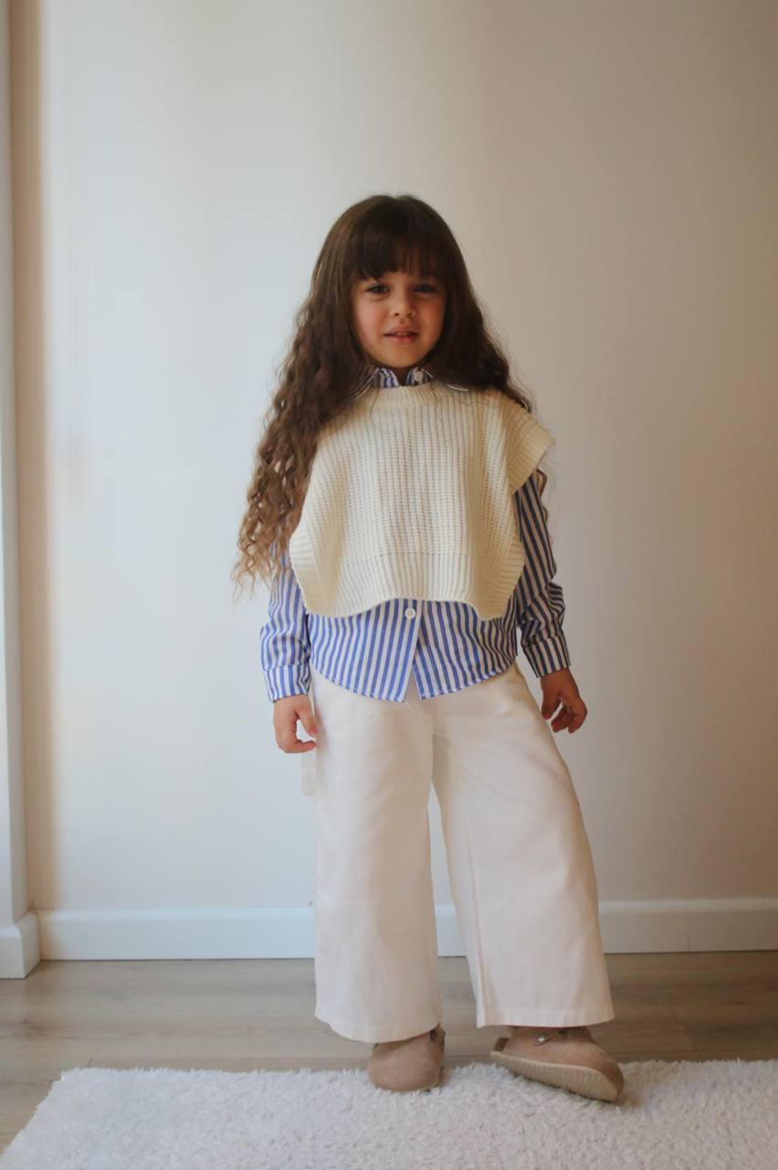 Gömlek Pantolon ve Süveter Kombin (K0530)