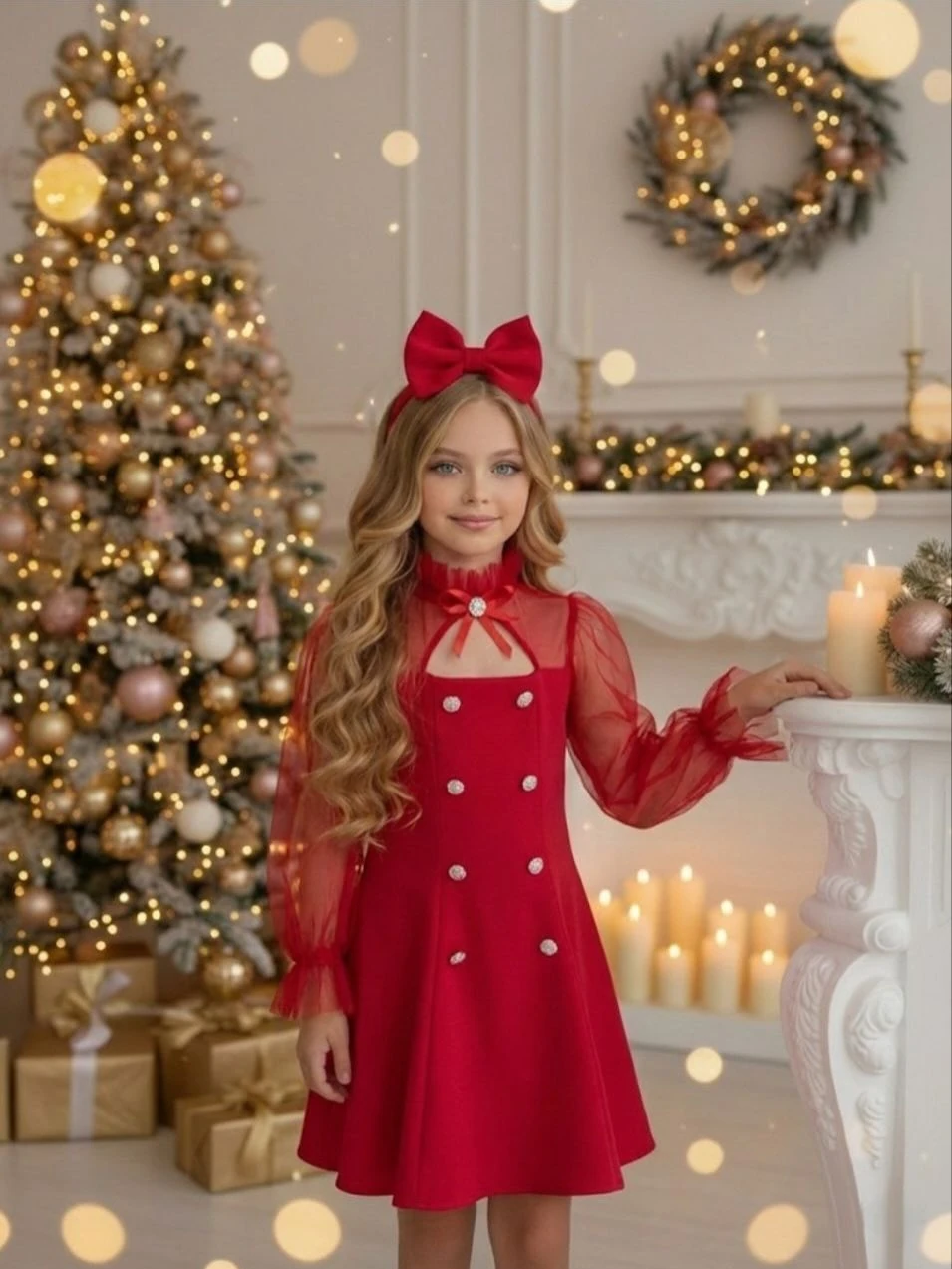 Red & Pink Girl Kombin