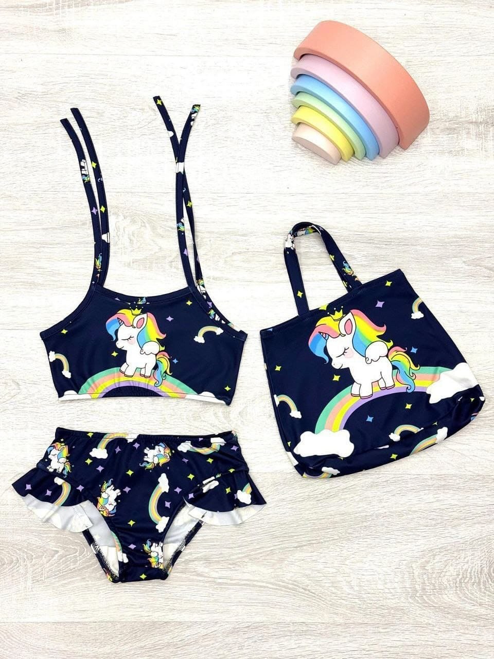 Çantalı Bikini Kombin