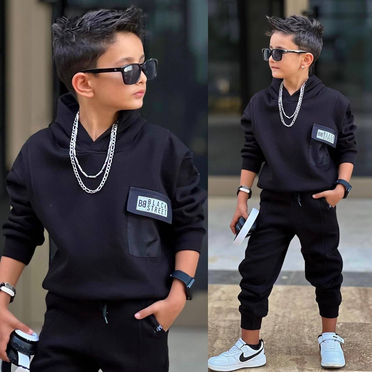 Black Street Şardonlu Garson Takım 