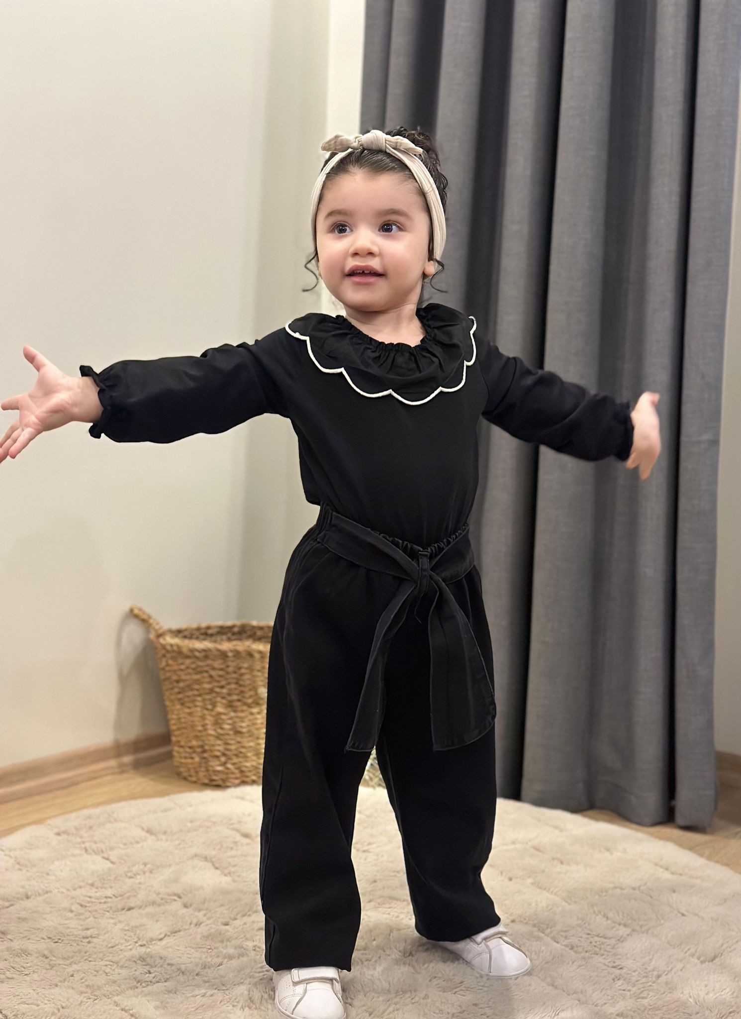 Kot Pantolon Badi Kombin Kız Çocuk