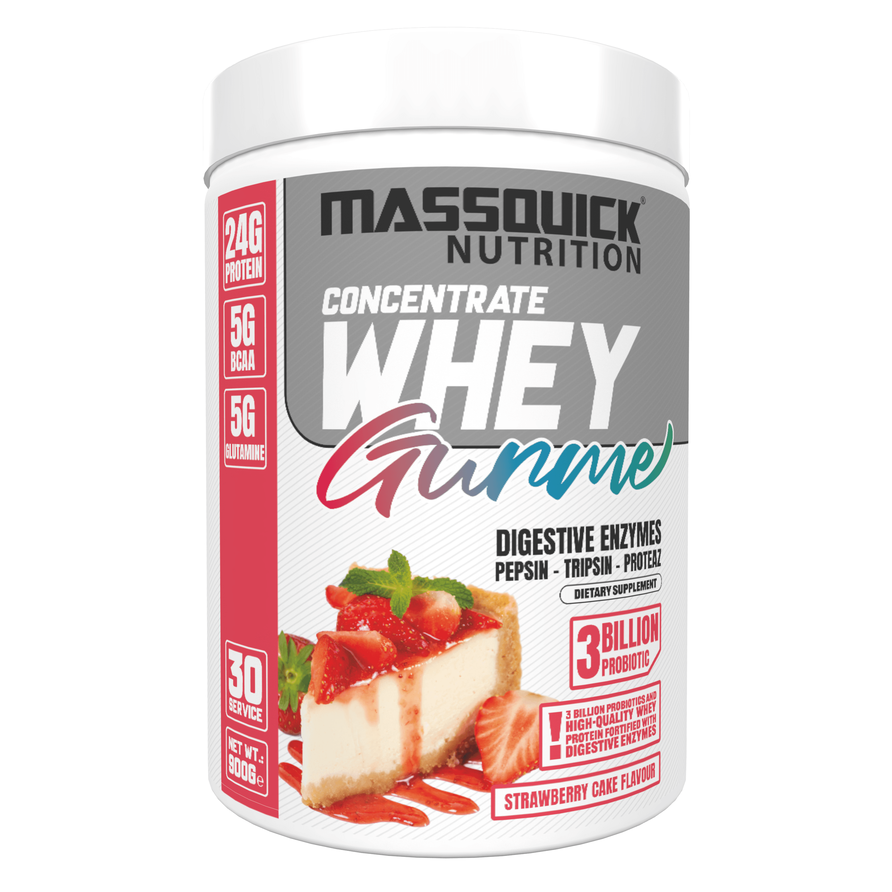 GURME WHEY PROTEIN - Çilekli Pasta