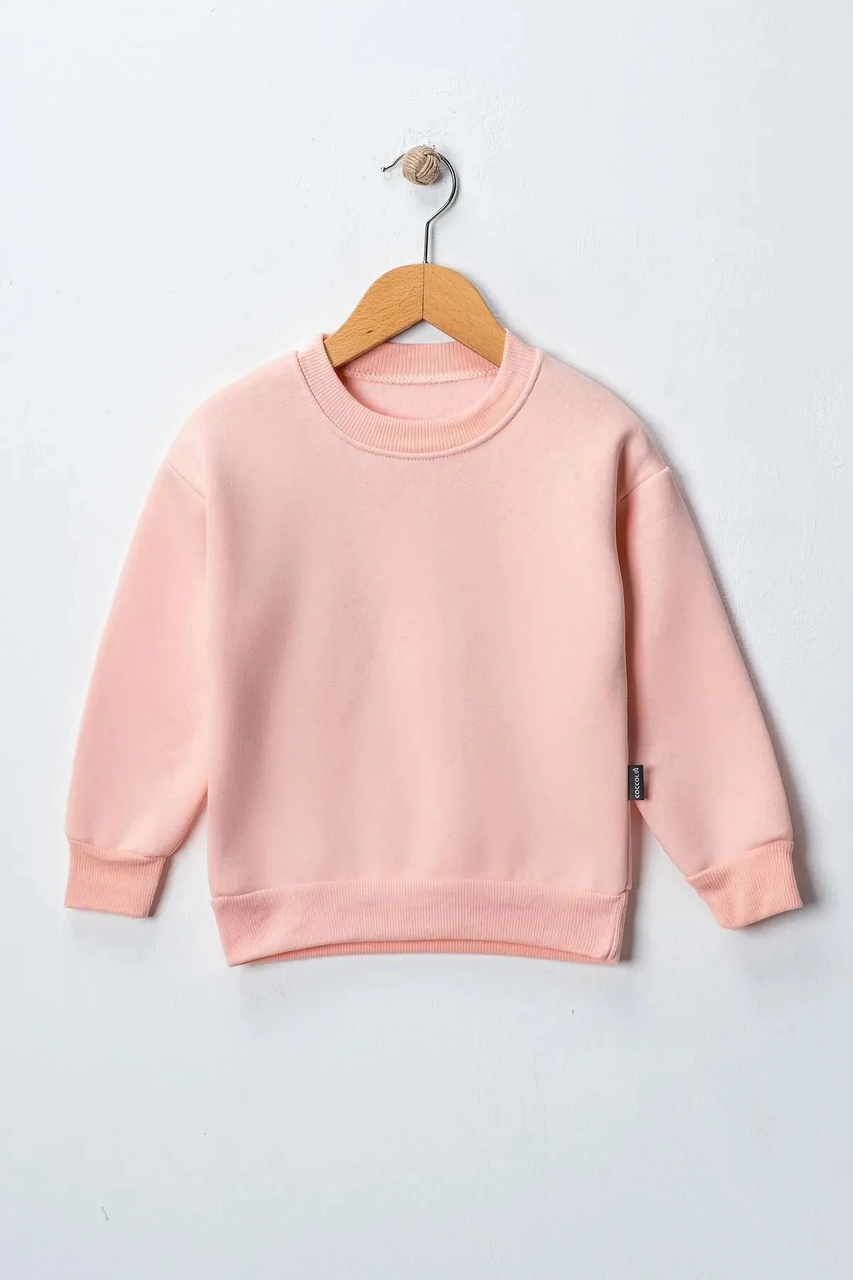 Kız Çocuk 3'lü Paket Basic İçi Polarlı Sweatshirt