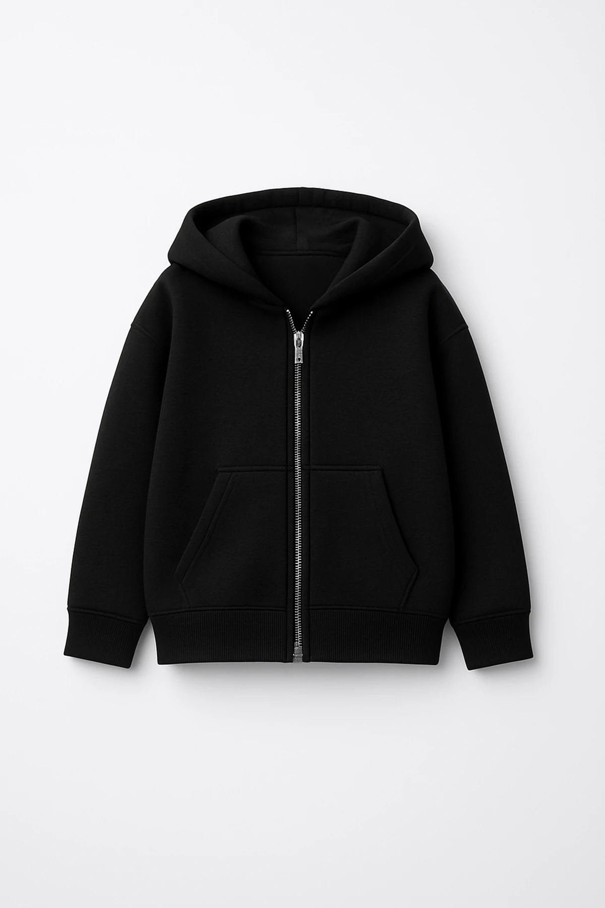 Çocuk Unisex Basic Fermuarlı Sweatshirt Hırka