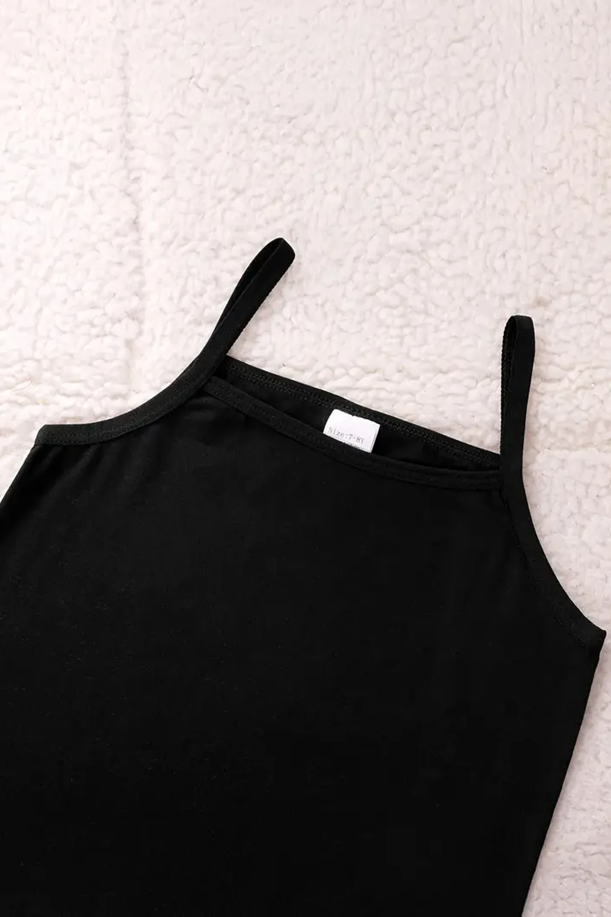 Kız Çocuk 3'lü Paket Askılı Body Atlet Bluz Pamuk Penye