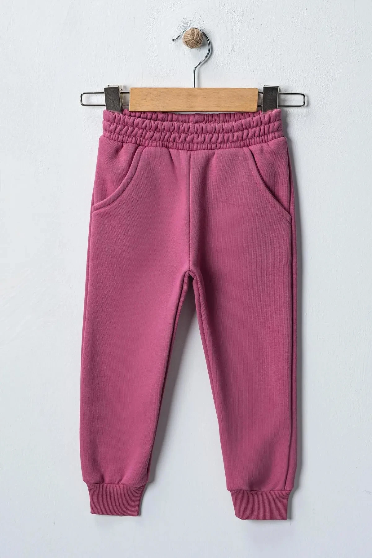 Kız Çocuk 3'lü Paket İçi Polarlı Eşofman Altı