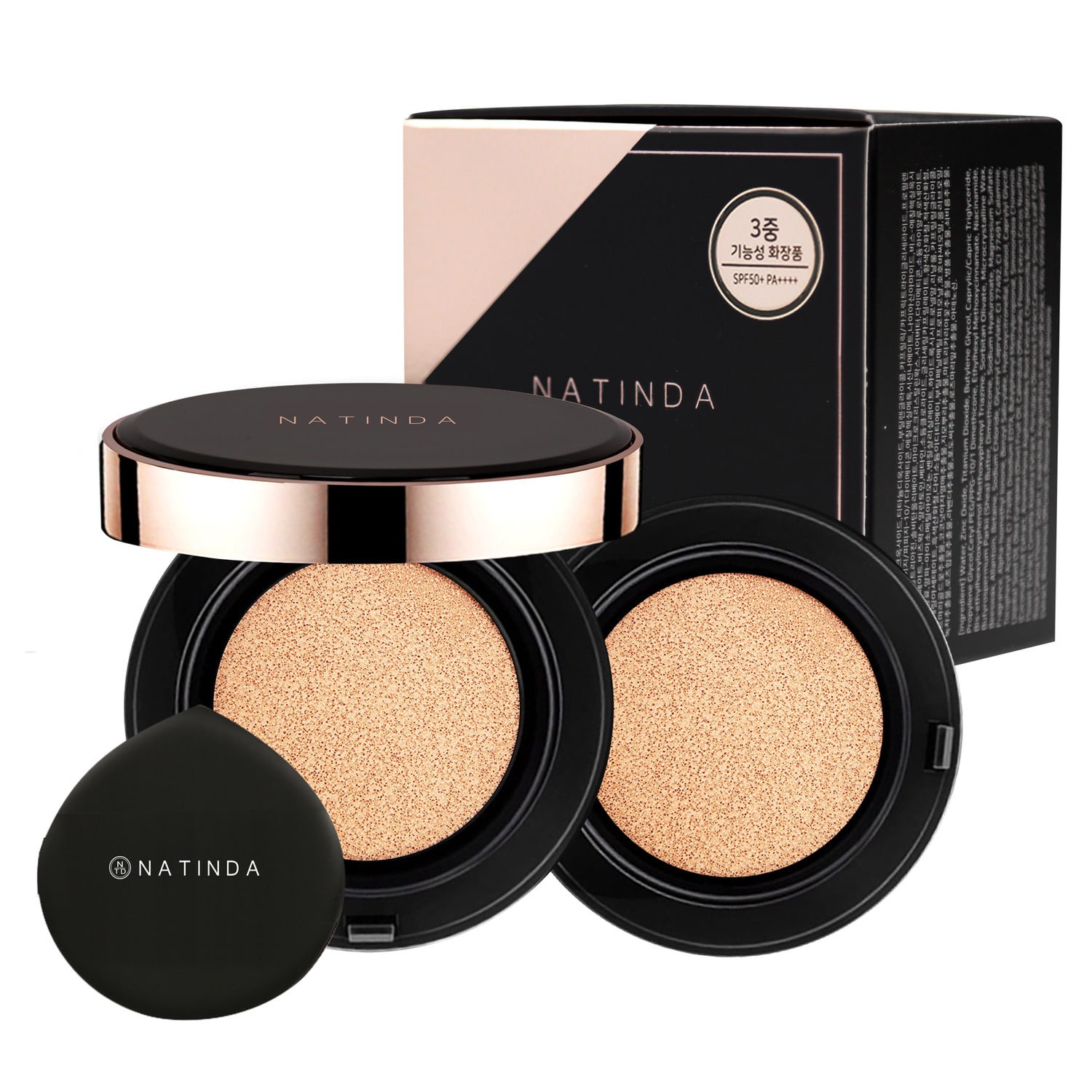 Natinda Aqua Perfect Cover Cushion #21 (with backup)