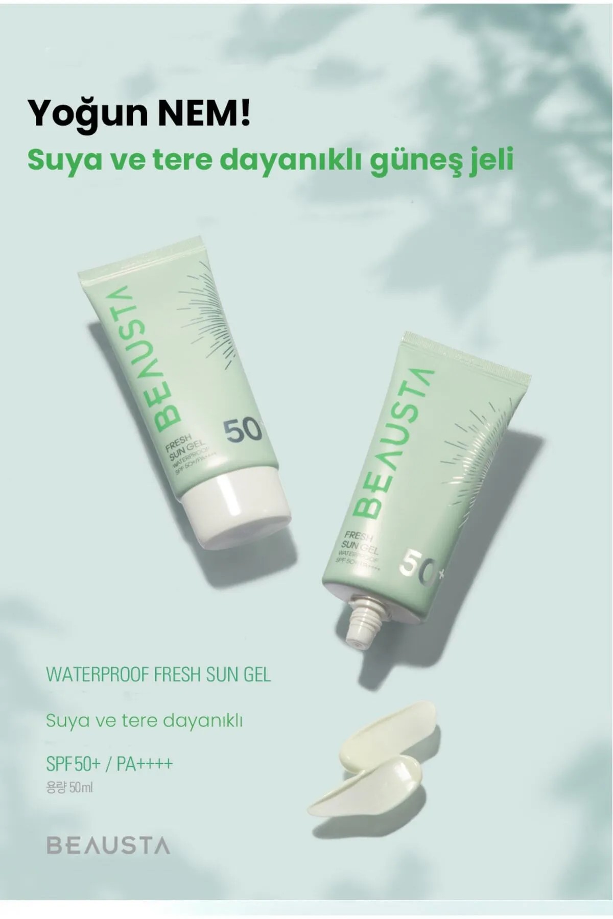 Beausta Waterproof Fresh Sunscreen Gel