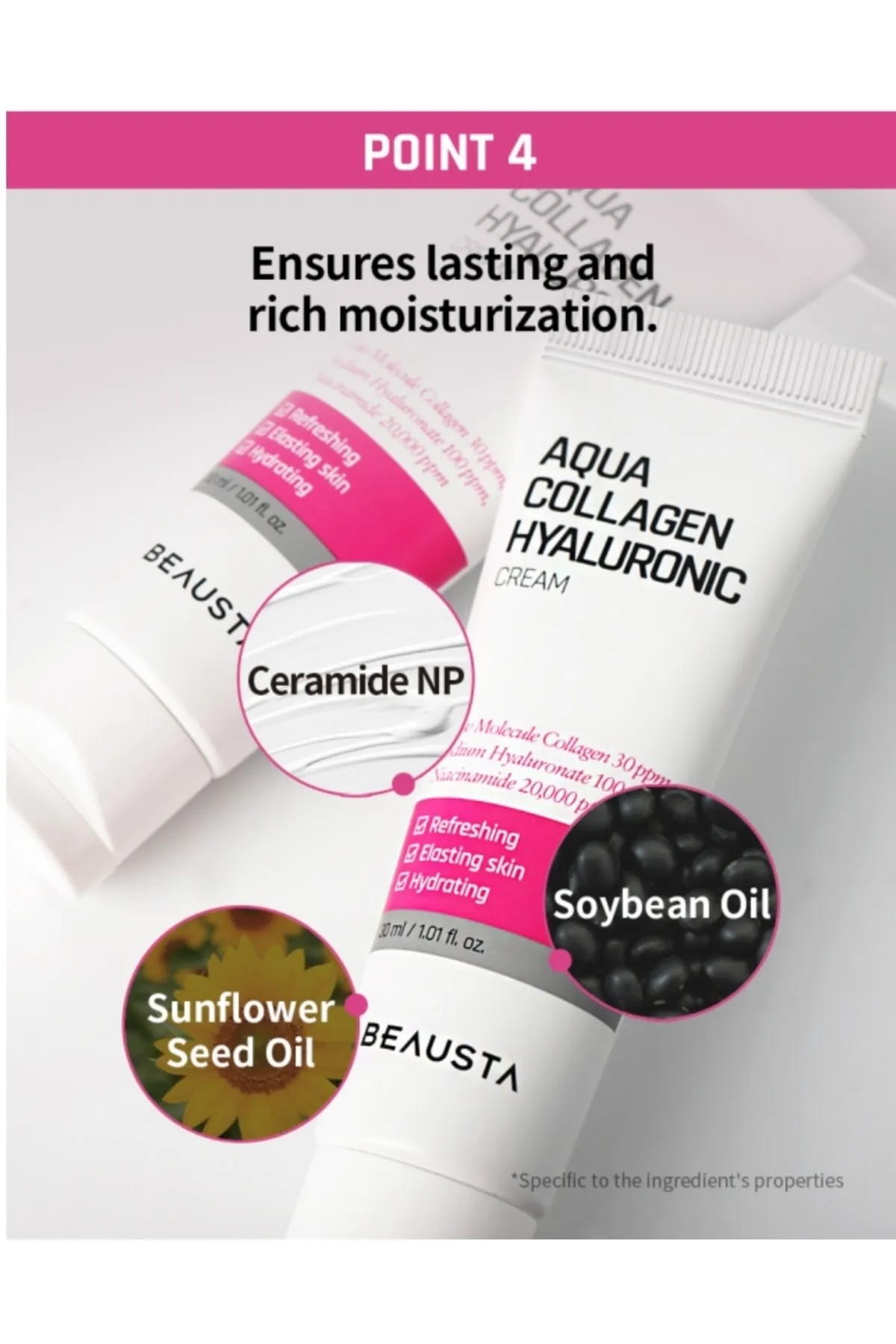 Beausta Aqua Collegen Hyaluronic Cream