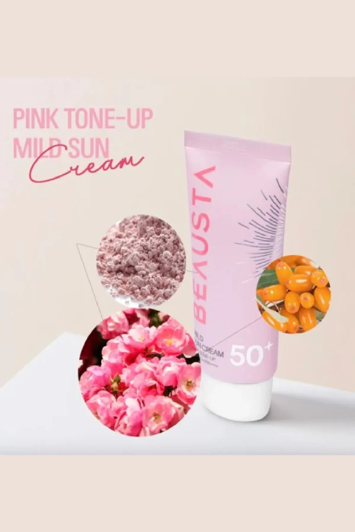 Beausta Pink Tone Up Gentle Sunscreen
