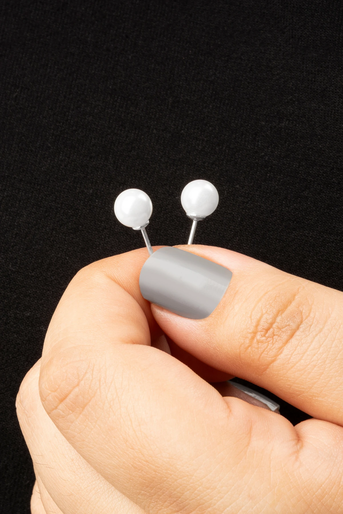 Gümüş Mayorka Inci Kadın Küpe 8 Mm | 925 Ayar Gümüş