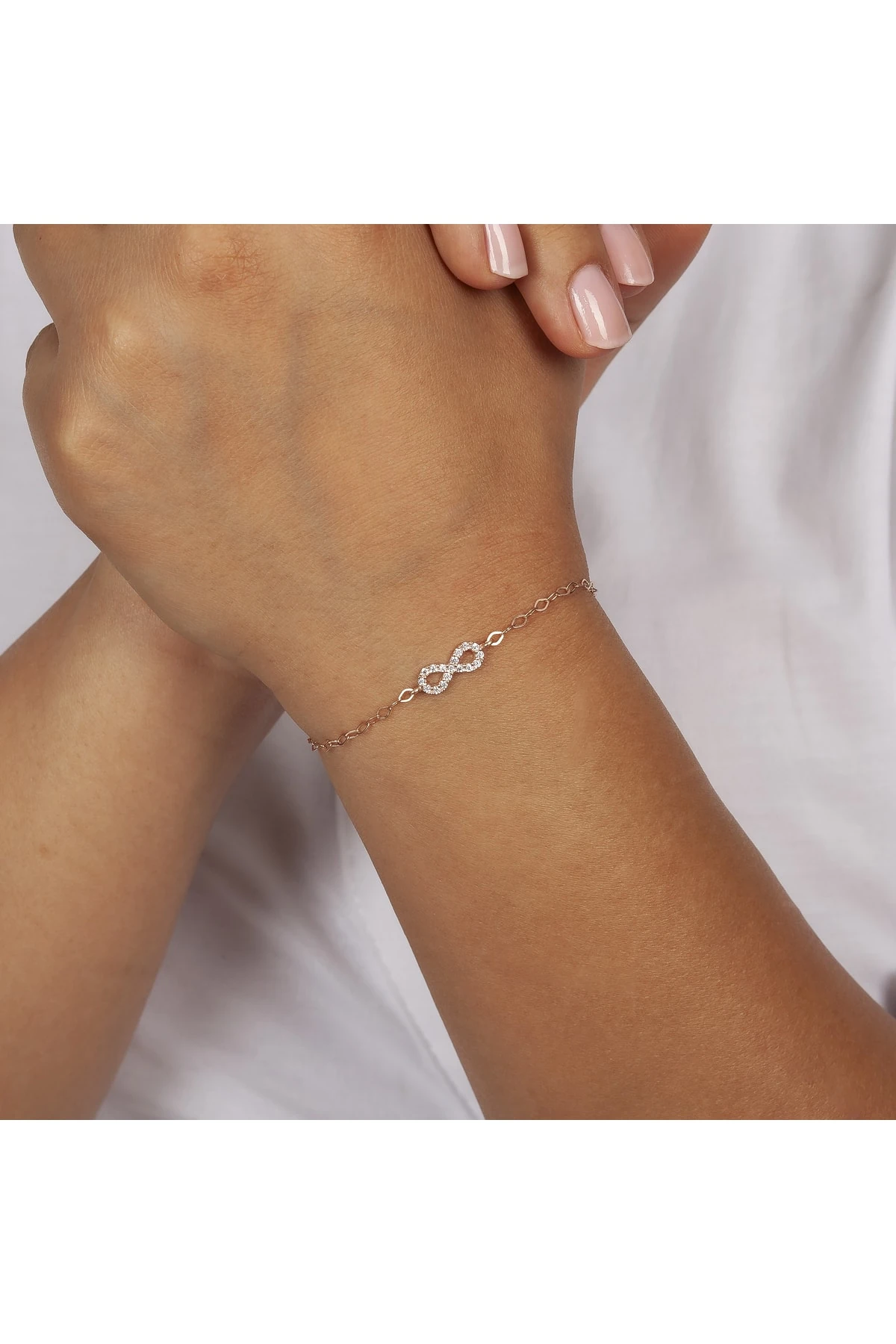 SONSUZLUK MODELLİ BİLEKLİK- 925 AYAR GÜMÜŞ