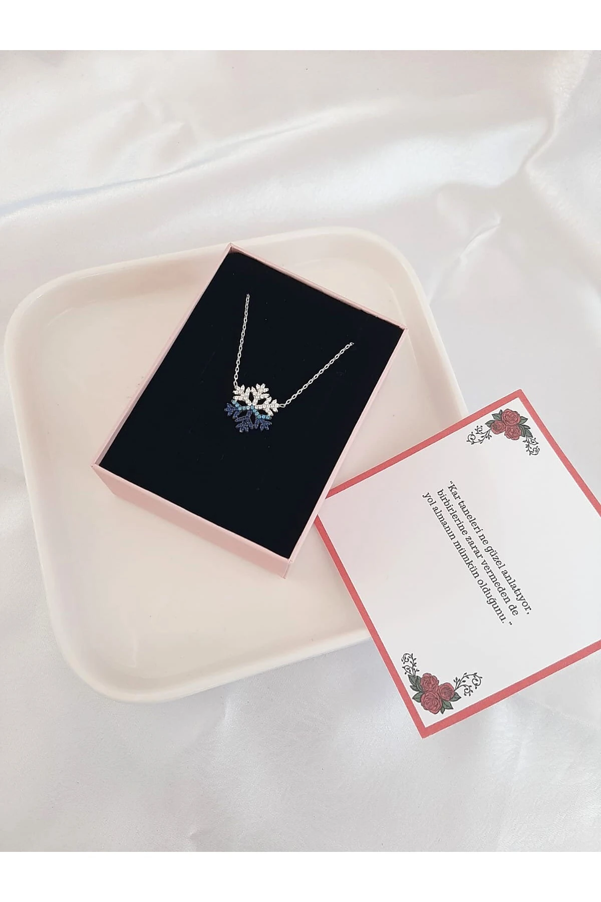 Kartanesi Mix Rodaj Kolye | 925 Ayar Gümüş | Hediyelik Ürün