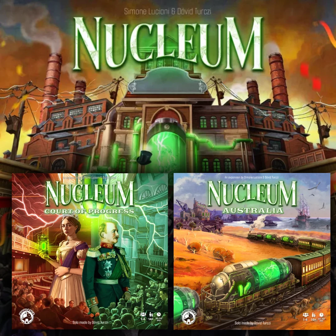 Nucleum 3'lü Set - Ana Oyun + Ek Paketler (İngilizce)