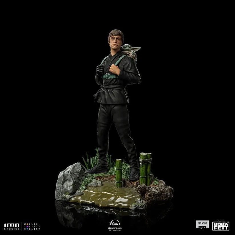 Statue Luke Skywalker and Grogu Training Version - Star Wars: The Book of Boba Fett - Art Scale 1/10 - Iron Studios