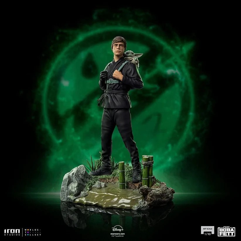 Statue Luke Skywalker and Grogu Training Version - Star Wars: The Book of Boba Fett - Art Scale 1/10 - Iron Studios
