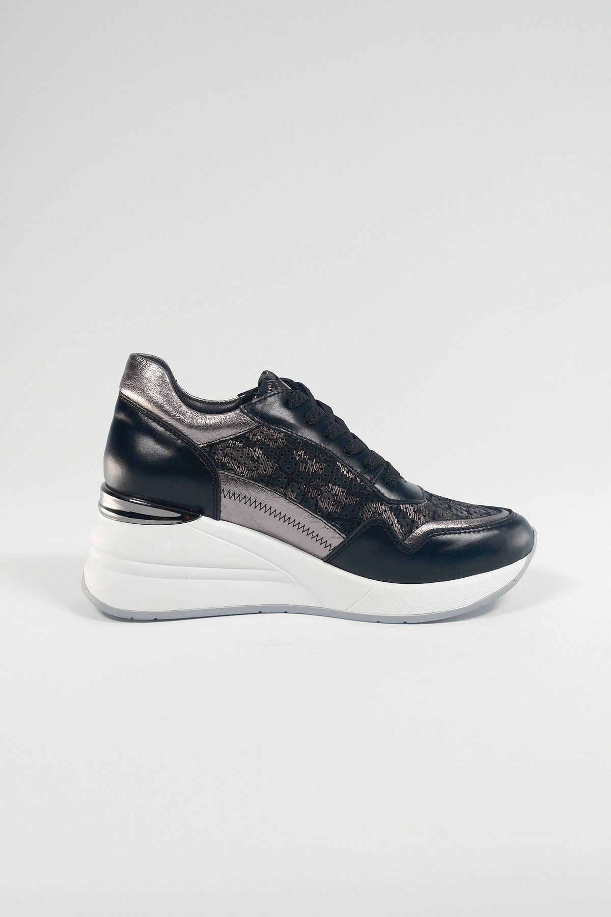 Ludovica Bej Deri Kadın Sneakers, Hakiki Deri, Günlük Ayakkabı, Spor Ayakkabı 24220