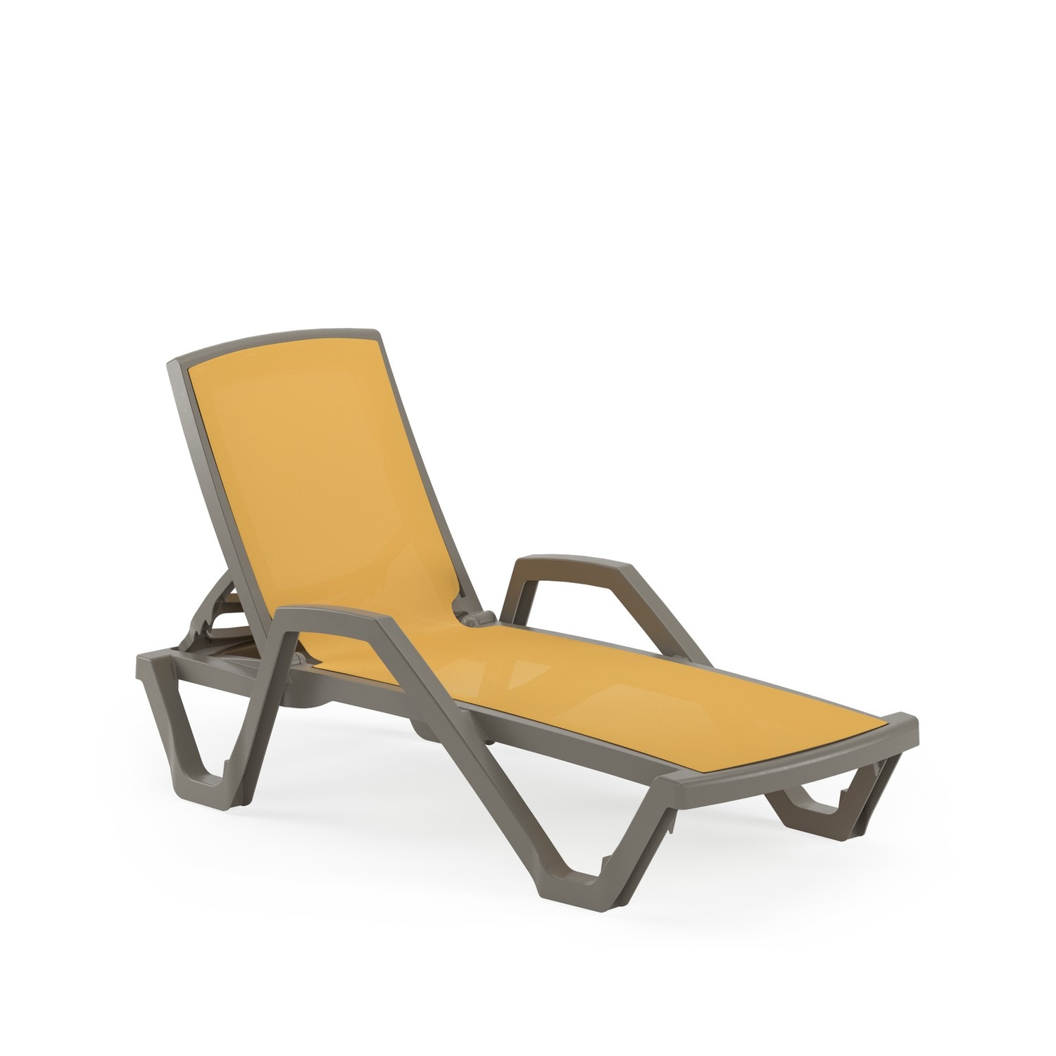 ŞEZLONG MARE KOLLU | VİZON RENK, SARI 1100 (PLASTITEX) FİLE RENGİ