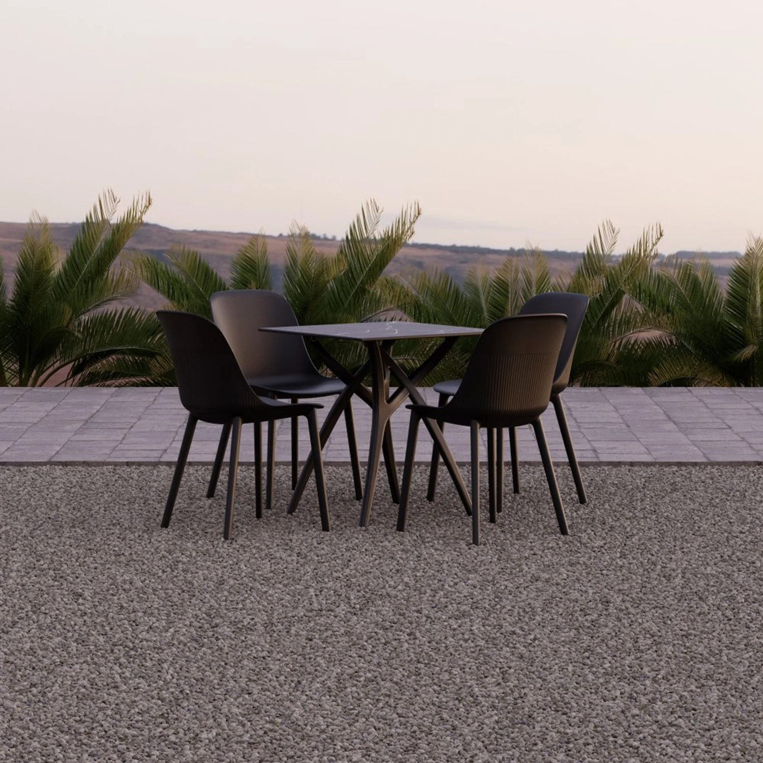 MASA MYRA-L 77X77 CM