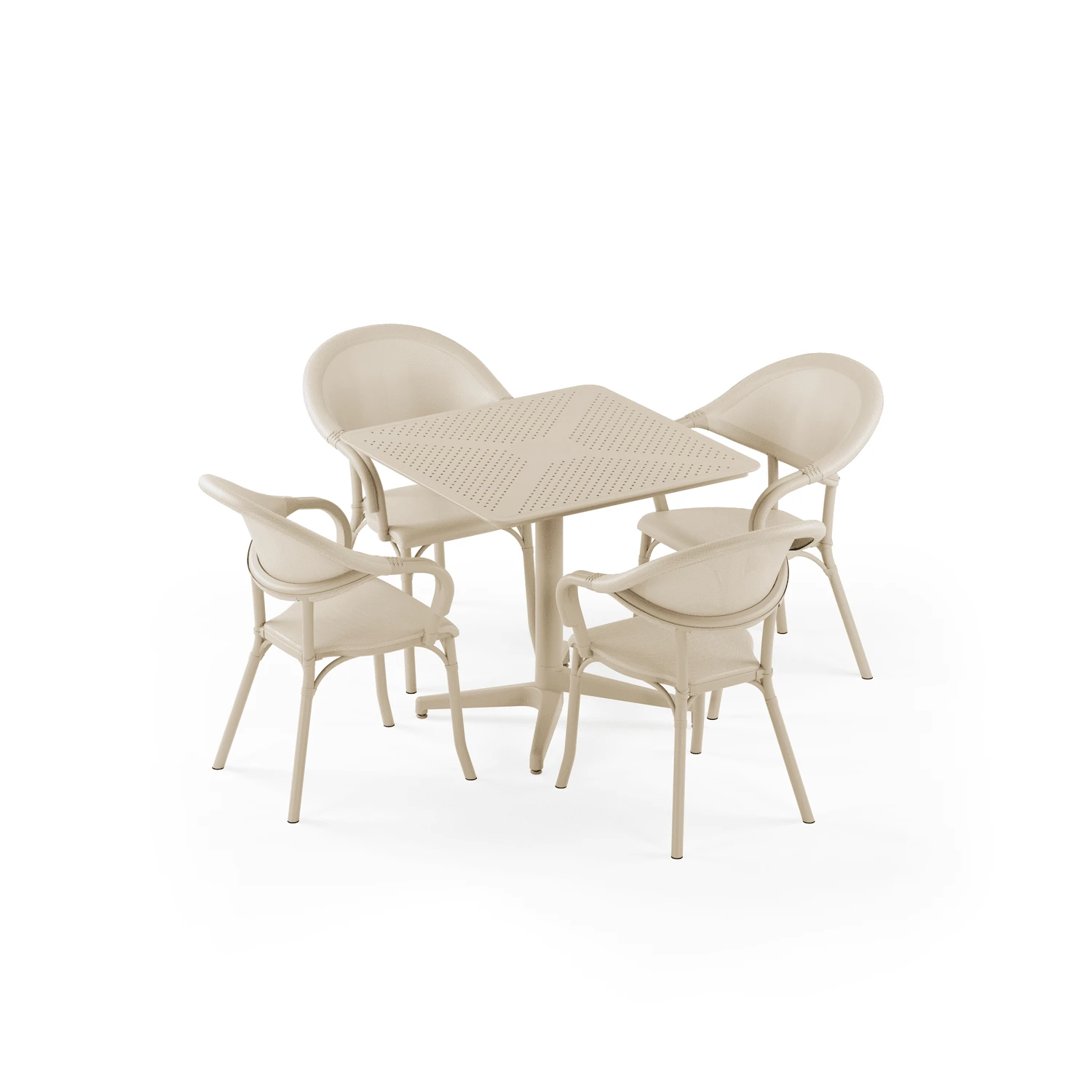 MASA TAKIMI 80X80 CM RAYNA SABİT / KOLTUK FLAX-N 4 KİŞİLİK