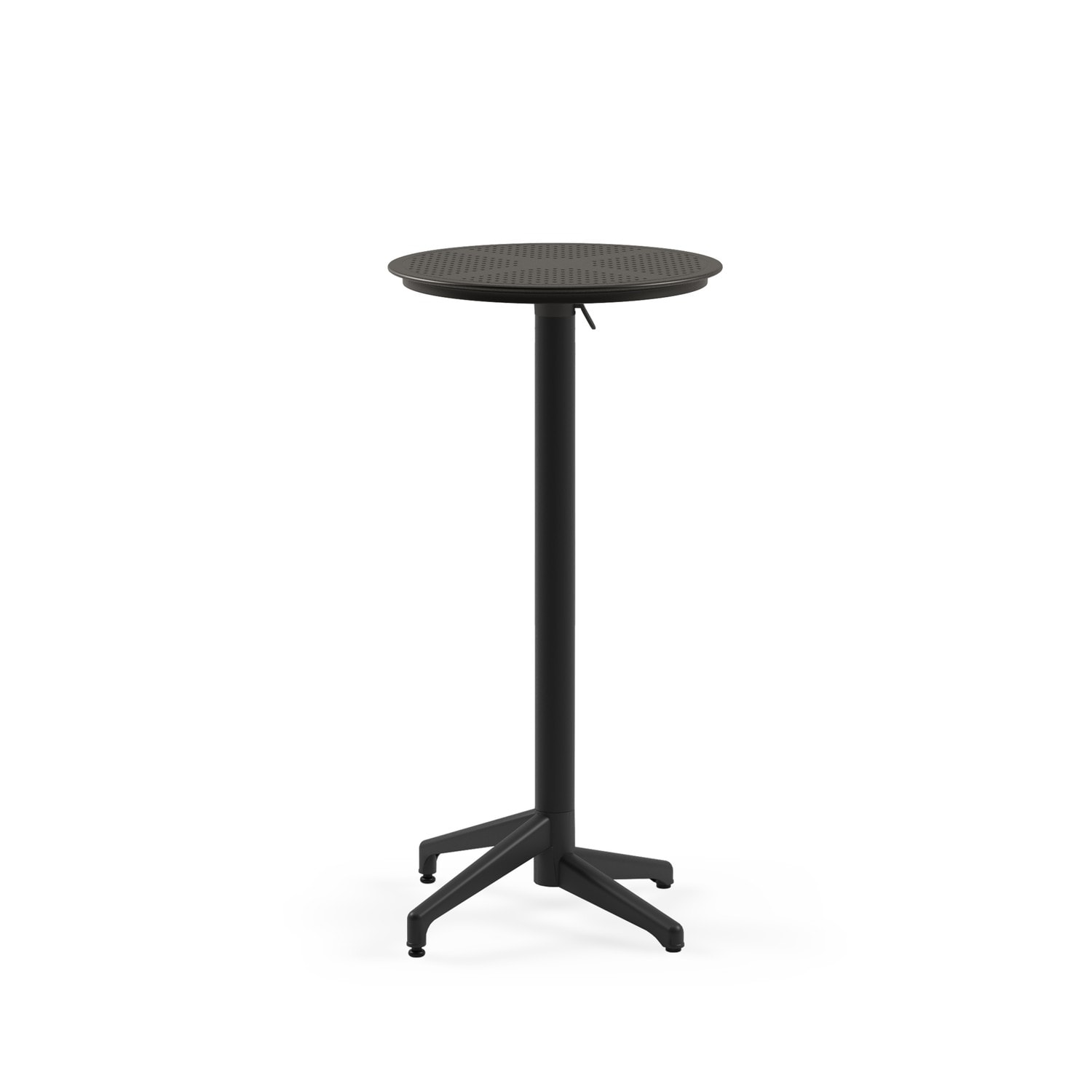 BAR MASA RAYNA Ø60 CM V2 KATLANIR | SİYAH RENK