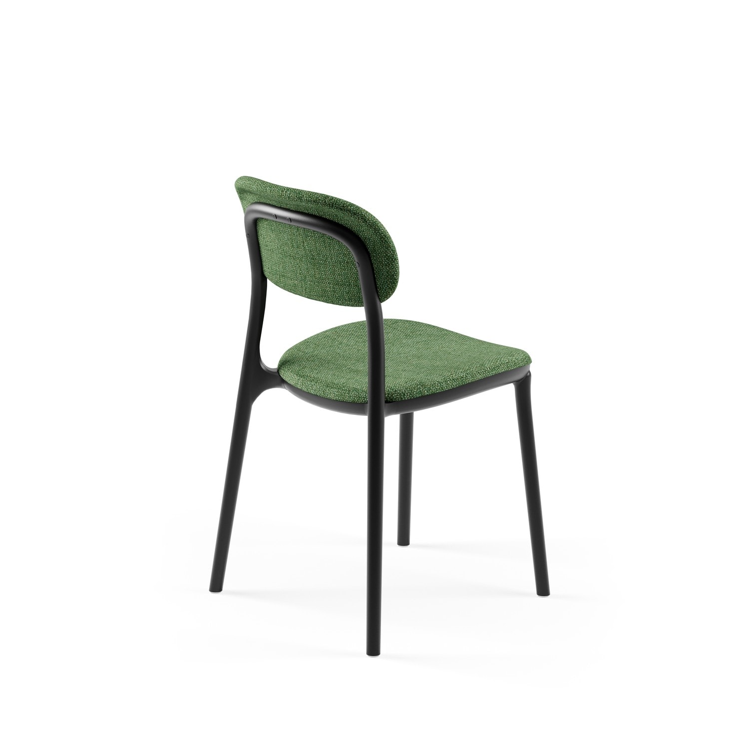 SANDALYE ALCEA PAD | SİYAH RENK, HASIR 38 - YEŞİL KUMAŞ