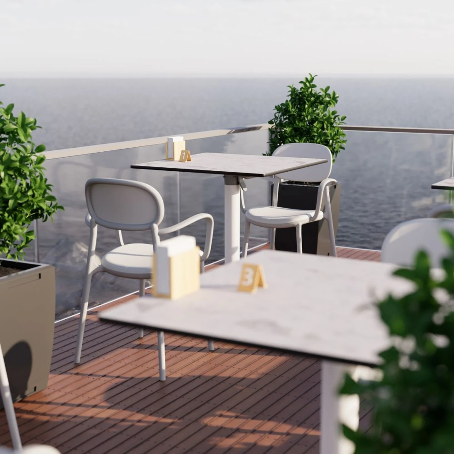 MASA RAYNA-C 69X69 CM V2 KATLANIR