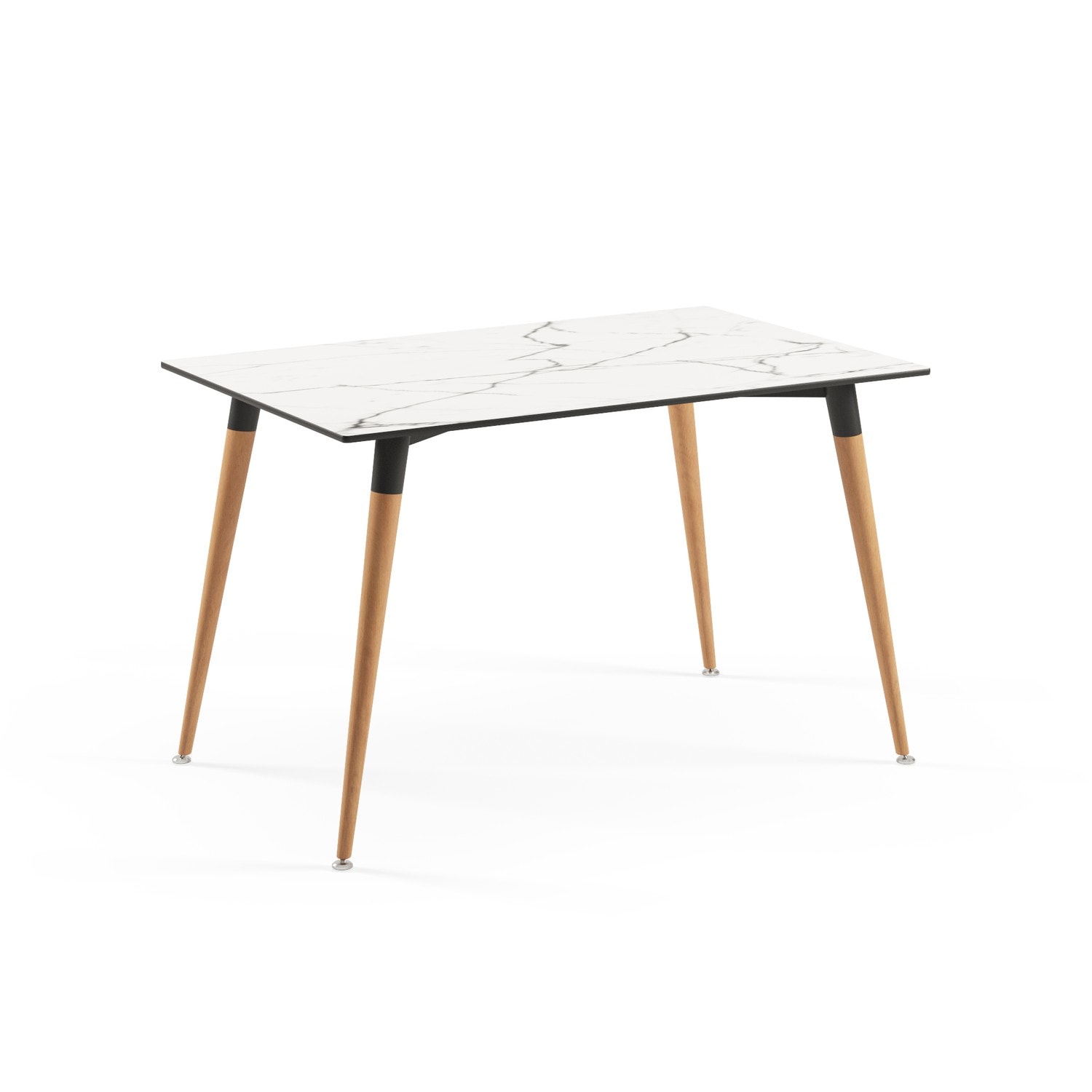 MASA LİRAX-N 90X150 CM | HPL/CPL BEYAZ MERMER TABLA