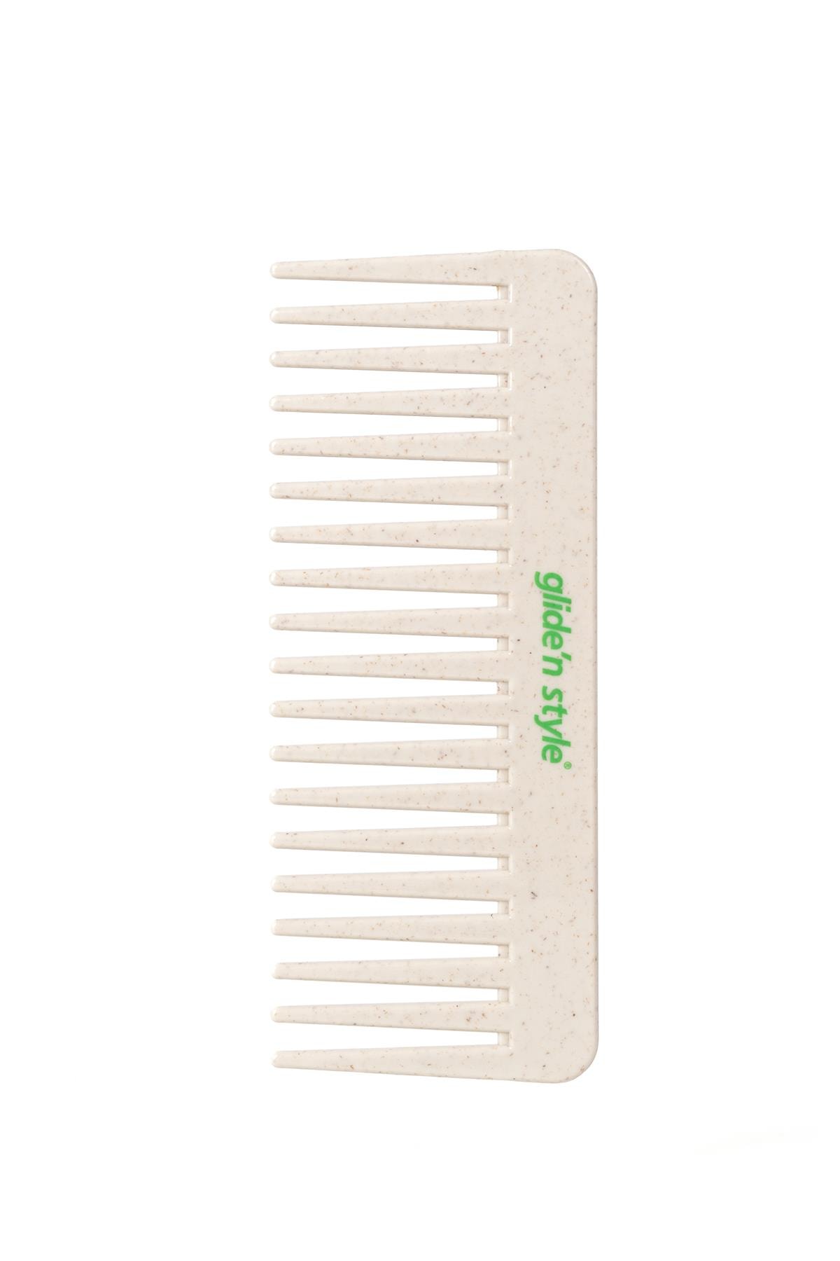 Glide'n Style Eco Wide Tooth Comb – Profesyonel Salon Serisi Çevre Dostu Geniş Dişli Tarak
