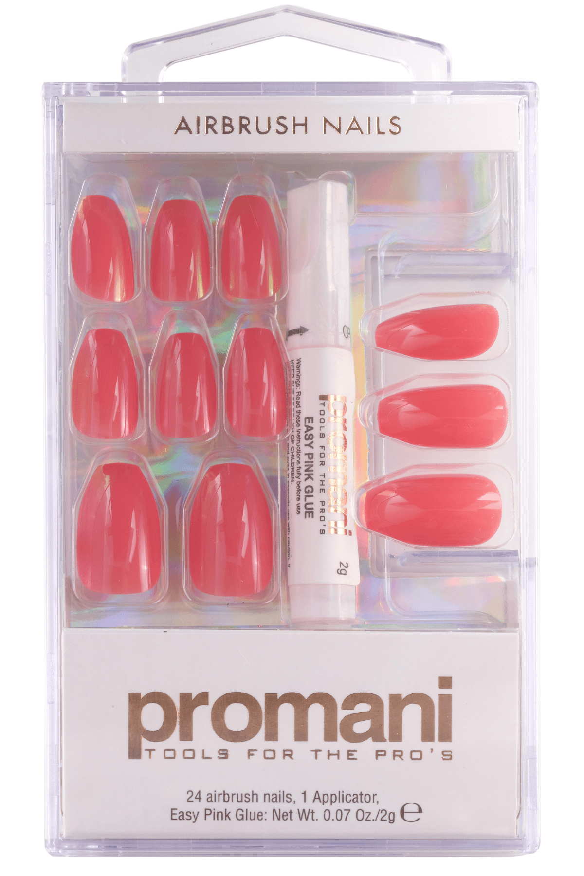 PROMANI ROSE PINK FALSE NAIL KIT