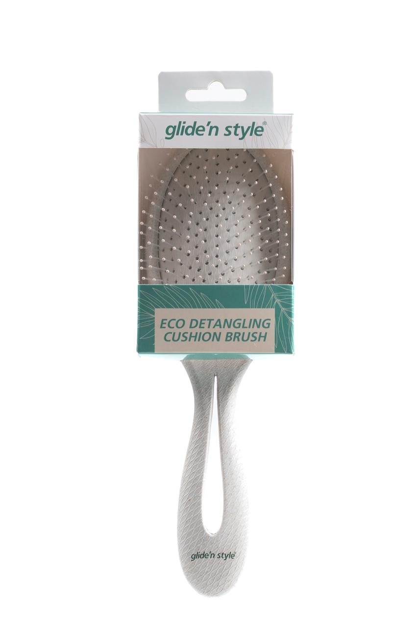 Glide’n Style Eco Detangling Cushion Brush – Doğa Dostu Saç Açıcı Fırça