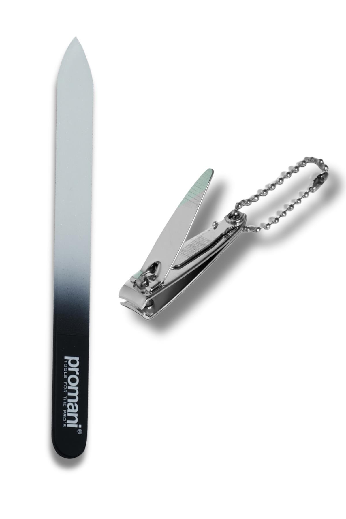 Promani Chain Nail Clipper+Glass File