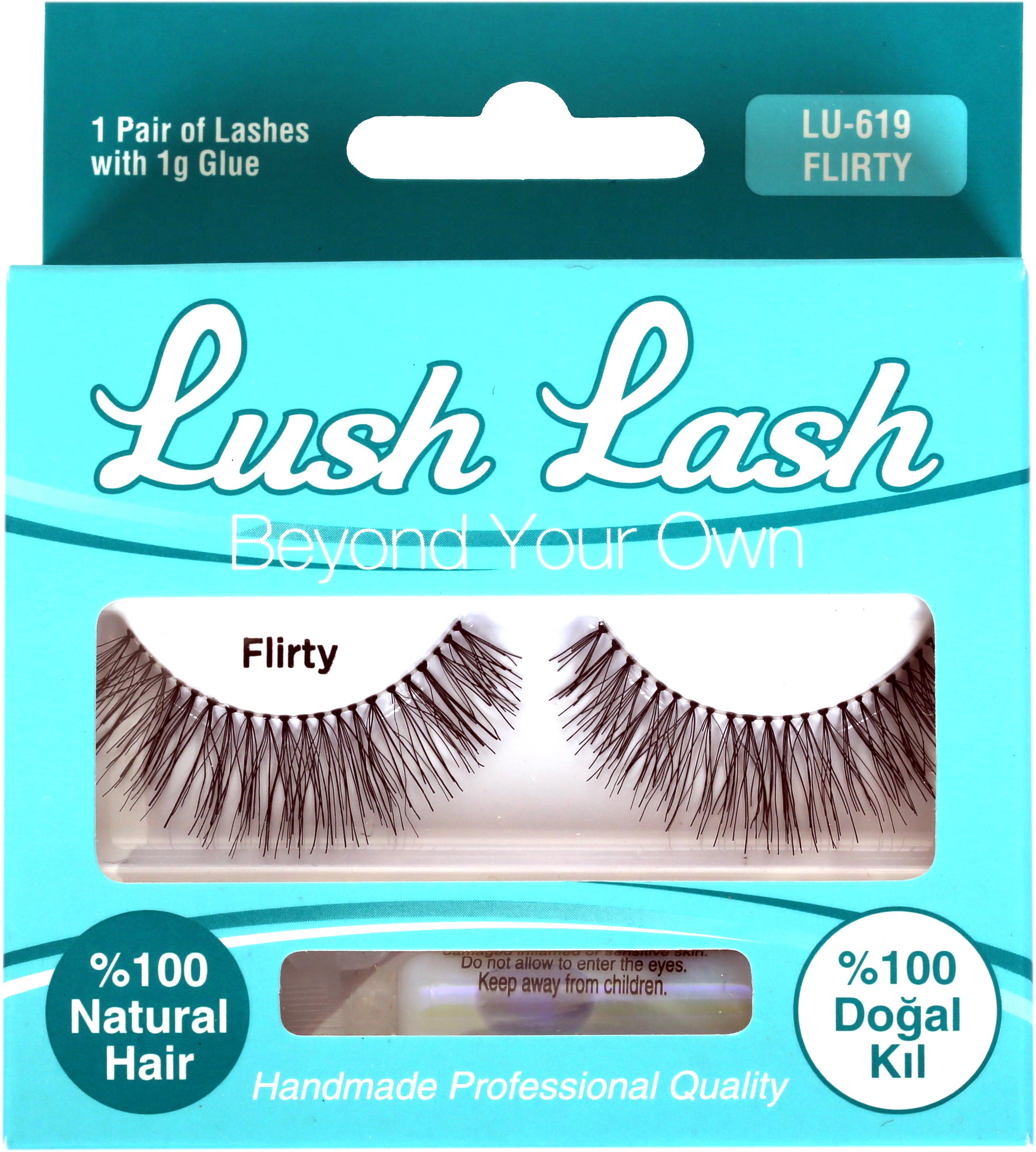 LUSH LASH %100 DOĞAL KIL FLIRTY TAKMA KİRPİK