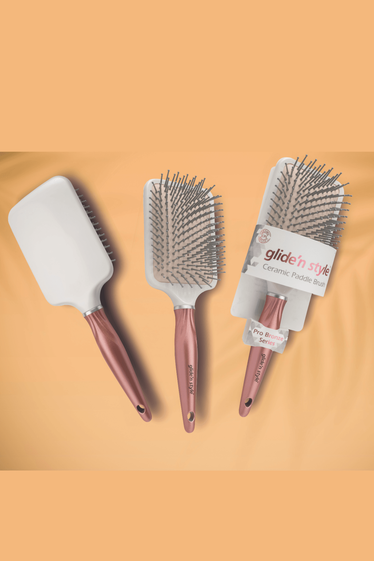 GLIDE'N STYLE CERAMIC PADDLE BRUSH